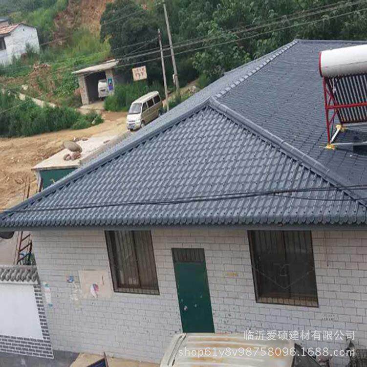 聊城特级合成树脂瓦别墅屋面瓦仿古建筑装饰瓦价格防水