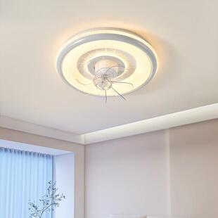 风扇图卧室灯儿童房间灯吸顶灯现代简约无