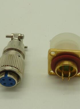 西赛姆高温设备使用连接器MX12-4玻璃烧结航空插头4芯气密性连接