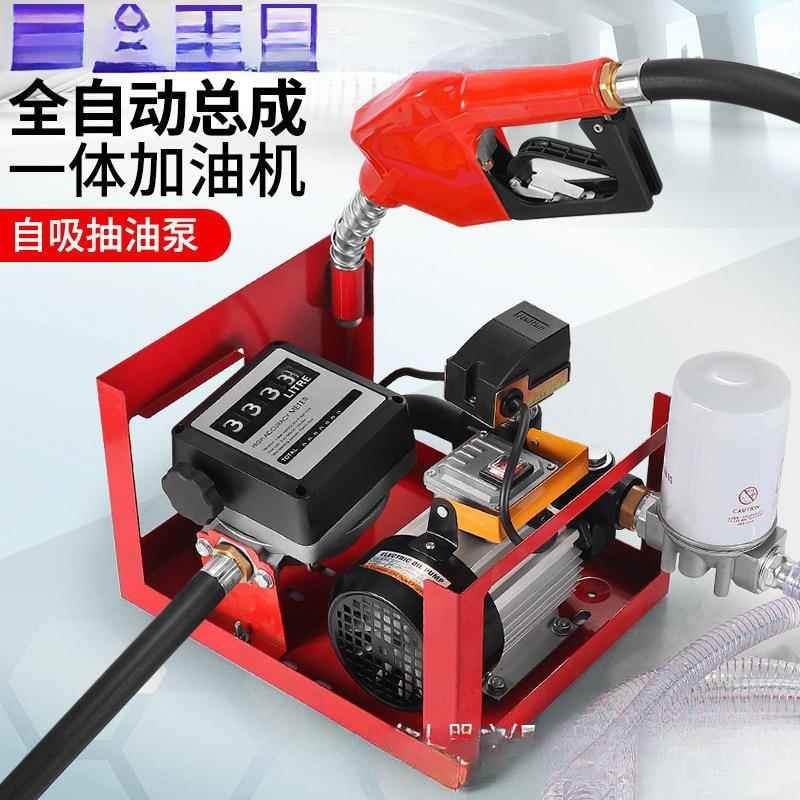 geu卡维特加油机12V24V220V车载大流量柴油加油泵自动启停定量总