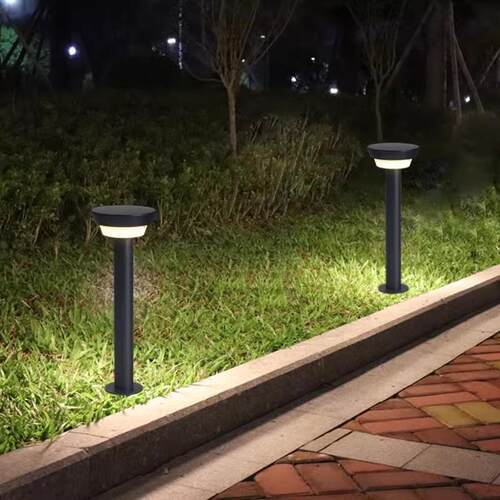 户外草坪灯灯太阳能草地CP1210极简庭院灯防道水圆形路灯室外花园
