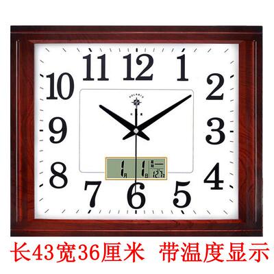 北极星挂钟客厅时石钟万年历静音子钟字2833X超大简约家电用数现