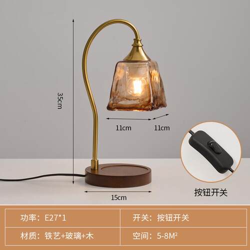 正品新法国网红覆古台灯客值厅卧室头灯床中世纪高灯豪华高大端气
