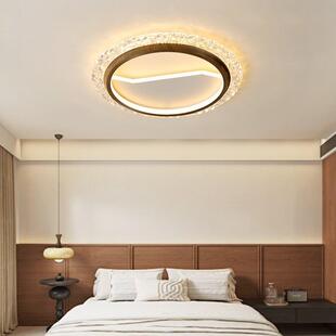 卧吸顶灯中古风木294色意led眼书房灯具现代简室约创轻护奢款 房间