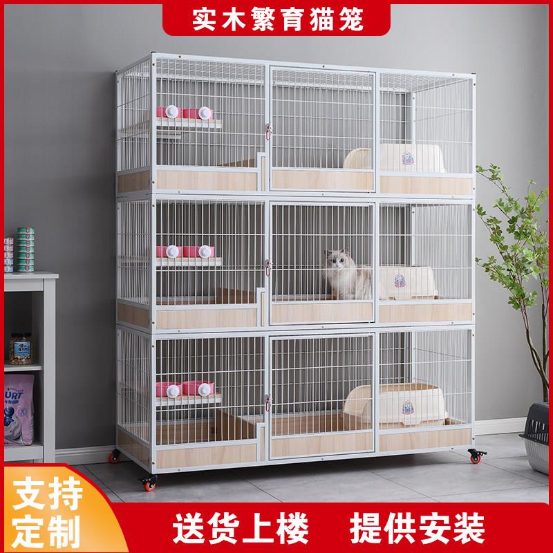 实木猫笼子繁育猫笼猫舍繁殖笼猫别墅宠物店寄养笼大空间自由组合