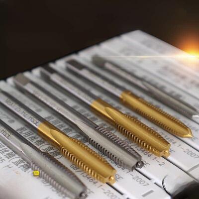 丹佛直槽丝锥镀钛Hsse高硬度全磨涂层攻丝钻头M345M6M8M10-M20