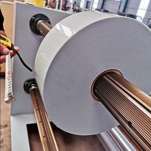 玻纤布预浸料多刀分条机自动计米复卷口罩无纺布收卷分切机