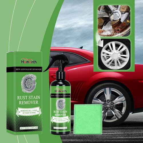 Homonth Wheel Hub Rust Remover Spray - Car Wheel Cleaning, S
