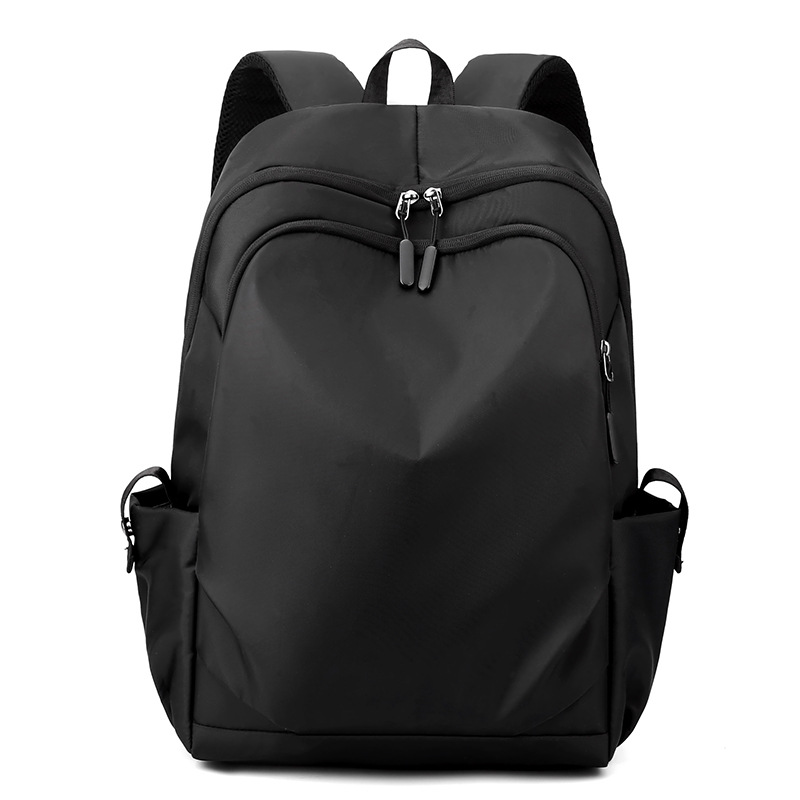 202XHS&12064新大款尼龙帆双行肩包容量男士布电脑背包多功能旅包