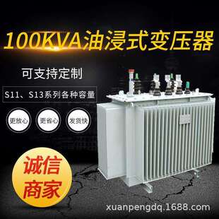 变压器生产厂家直供S11 100kVA 0.4KV变压器 0.4kV铜芯6