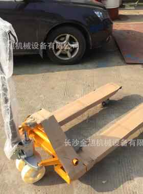 手动液压叉车3吨手推车搬运车油压车地牛手拖车长沙金旭插叉铲车