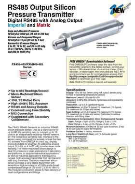 压力传感器PX459-500A_750_1.0K_1.5K_2.5KA_3.5KA_5.0KA485-5V_I