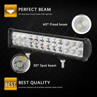 Bar 新款 汽车LED Light 车顶灯长条灯 72W工作灯汽车射灯改装