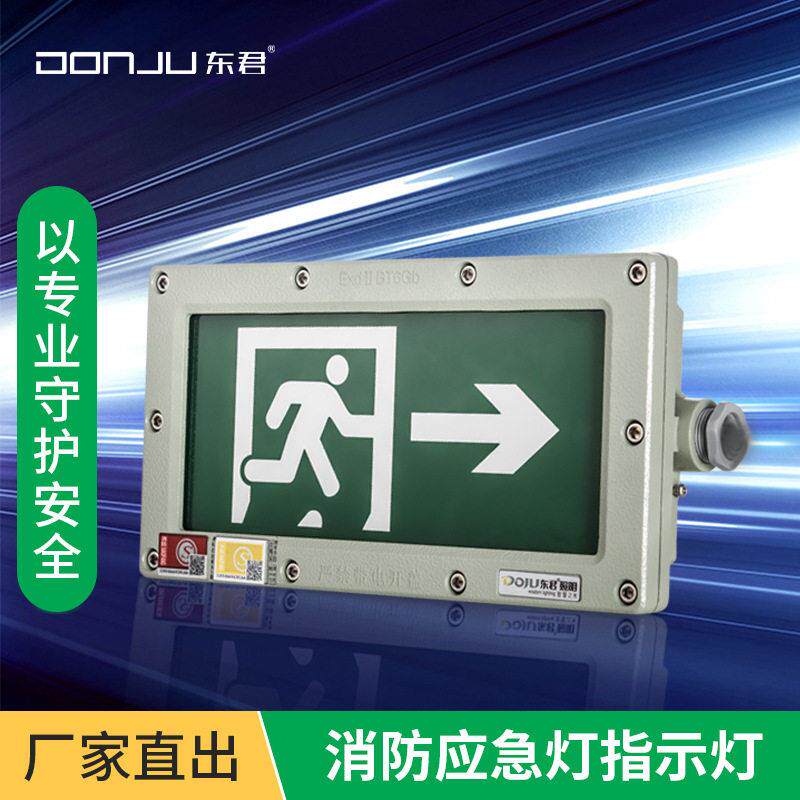 东君01S消防应急防爆照明灯指示牌 LED安全出口A型防爆疏散指示灯