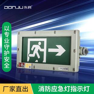东君01S消防应急防爆照明灯指示牌 LED安全出口A型防爆疏散指示灯