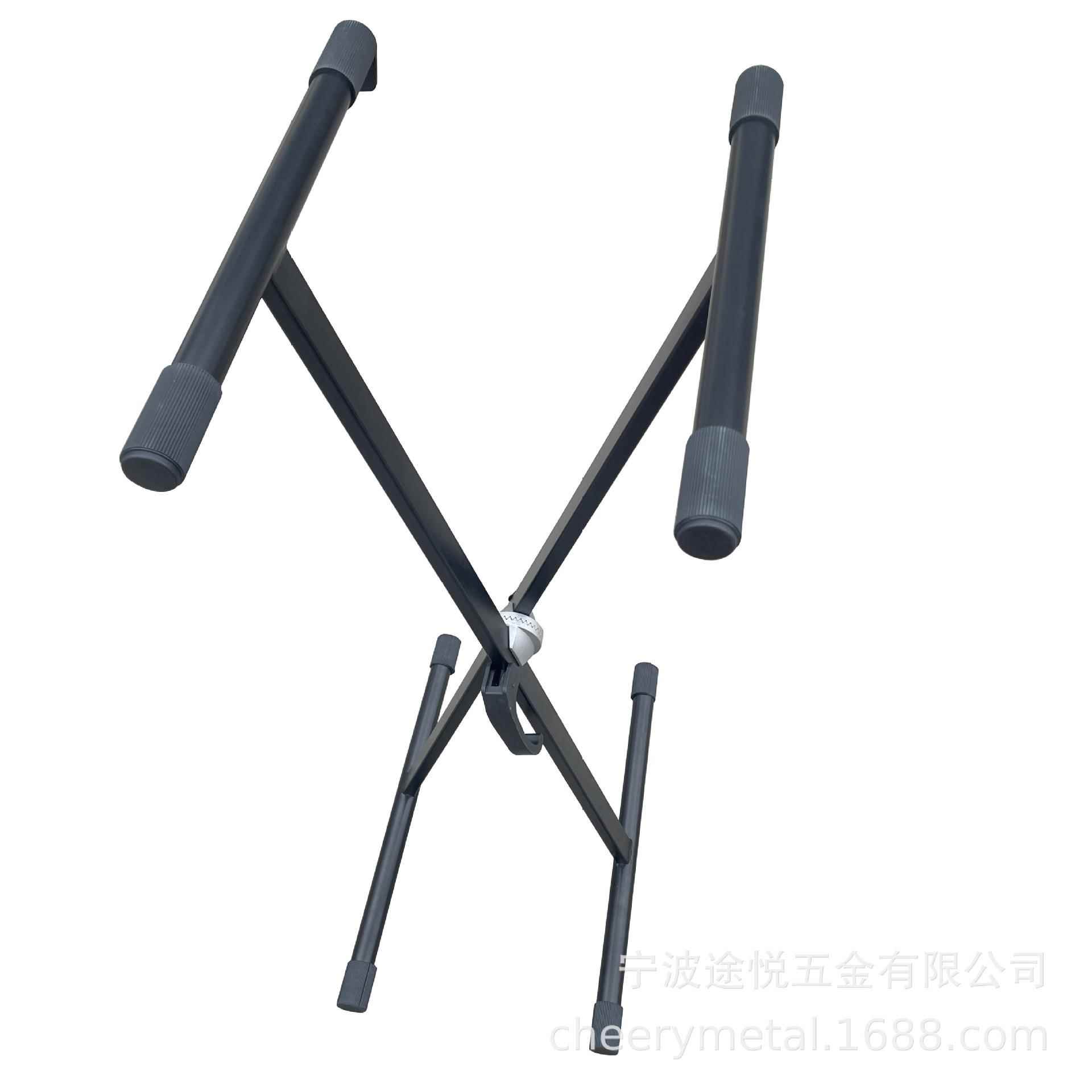 可调节单管琴架X型单管电子琴架可折叠电商外贸键盘单X琴架