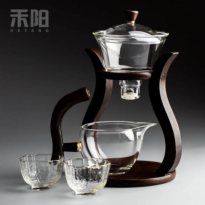 禾阳 玻璃自动茶具套装2025新款磁吸泡茶壶懒人功夫茶杯冲泡茶器