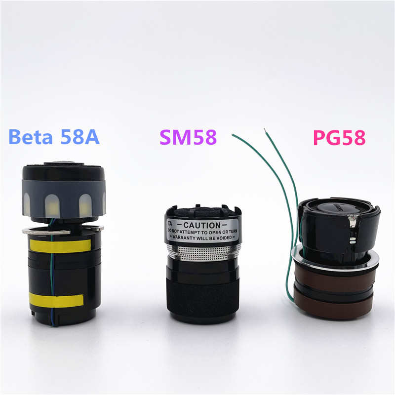 Shure/舒尔 PGX24/SM58 BETA58A PG58 SLX24话筒咪芯麦芯咪头配件