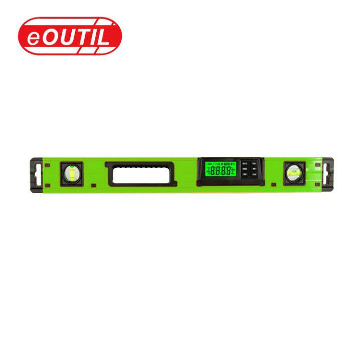 DL405 磁性水平仪带水泡铝合金角度测量角度尺数显水平尺装修量具