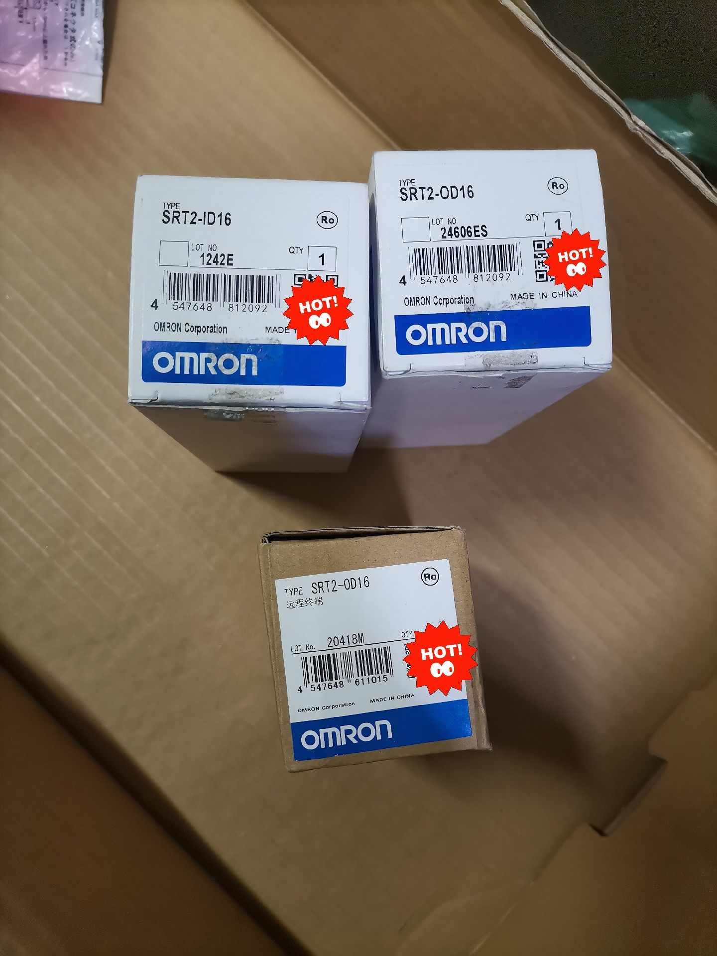 欧姆龙模块SRT2-OD16 SRT2-ID16全新原装