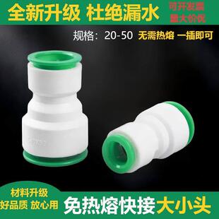 ppr快速接头三通直接1寸大小头变径4分20变6分25弯头32转4050异径
