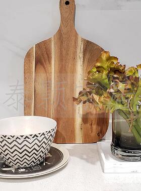 拉现代样板餐间室内厨软装饰品房家居摆件碟沙碗托盘组合