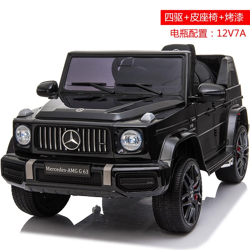 正品儿童电动汽四轮野摇摆迷你双驱越动车可坐人男女孩车通用充电