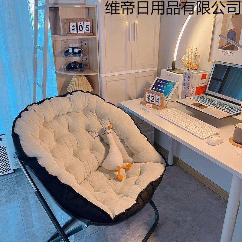 单人沙发出租屋可折叠收纳办公室午休床懒人窝窝椅客厅卧室休闲椅