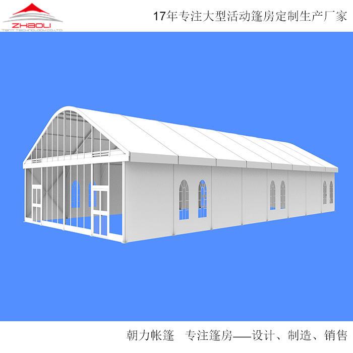大型拱形帐篷出口大型临时仓库拱形篷房广州篷房生产厂家