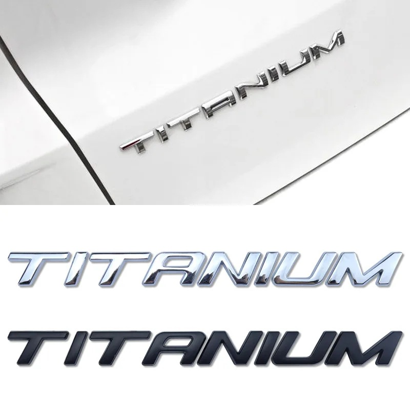 适用于新款福特新锐界探险者TITIANUM塑料车标车贴升级高配车尾标