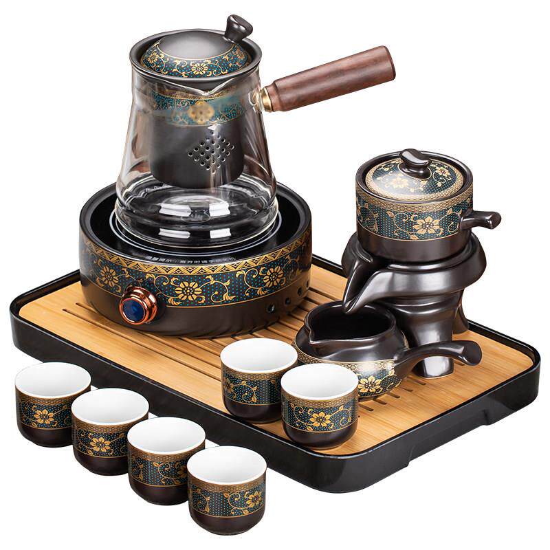 电陶炉煮茶器防烫围炉JX-408煮烧茶炉家壶用水蒸煮茶壶陶瓷夫功茶