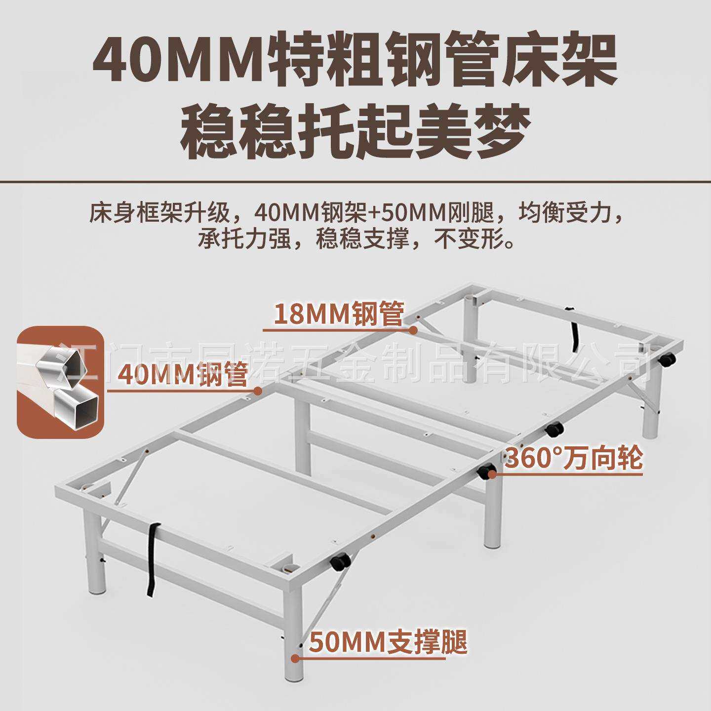 折叠床家用单人床酒店加床午休午睡神器成人简易床双人海绵床拼床