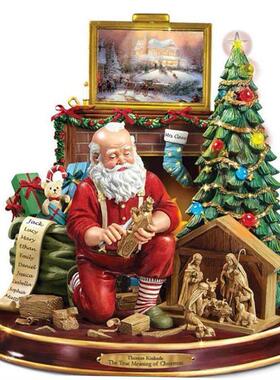 Christmas Decoration Sticker Santa Claus Christmas Tree Rota