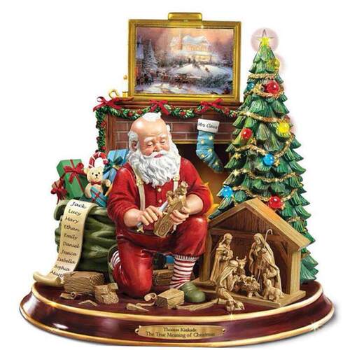 Christmas Decoration Sticker Santa Claus Christmas Tree Rota