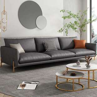 意轻奢779 户家具简约小型家用客厅公寓 1极简科技代布沙发现代式