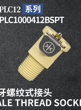 安岩高纯CPC型快插接头AYPLC1000412BSPT兼容CPC和LT塑料接头快接