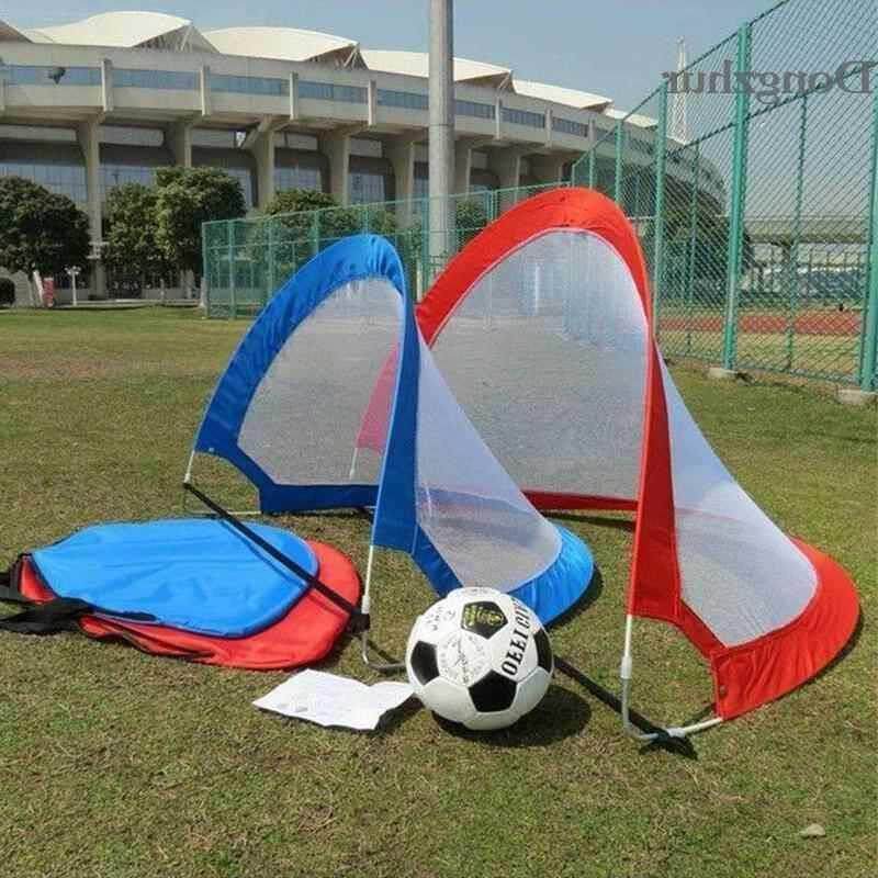 Kids Durable Soccer Football Goal Net Folding Training Goal