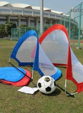 Kids Durable Soccer Football Goal Net Folding Training Goal