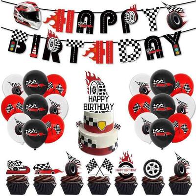 Racing Car Birthday Party Decorations Race Car Theme Plate B