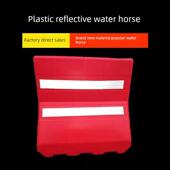塑料小水马防撞桶充水56cm优质红白隔离墩塑料小水马防撞条