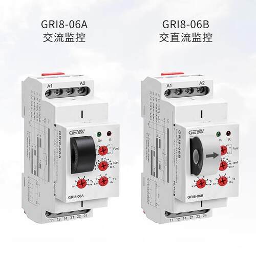 G双EAY格亚GRI8-06电过载检测保机护过OCK欠电流点监控继电器直触