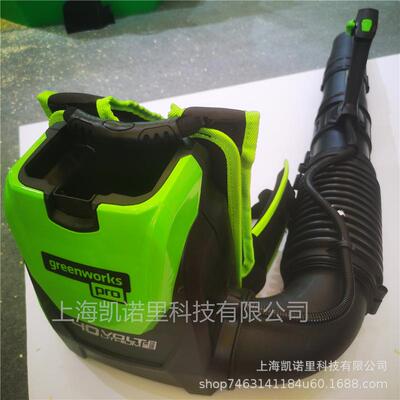greenworks40V/BLF446背负式吹风机马路吹落叶道路清扫清理