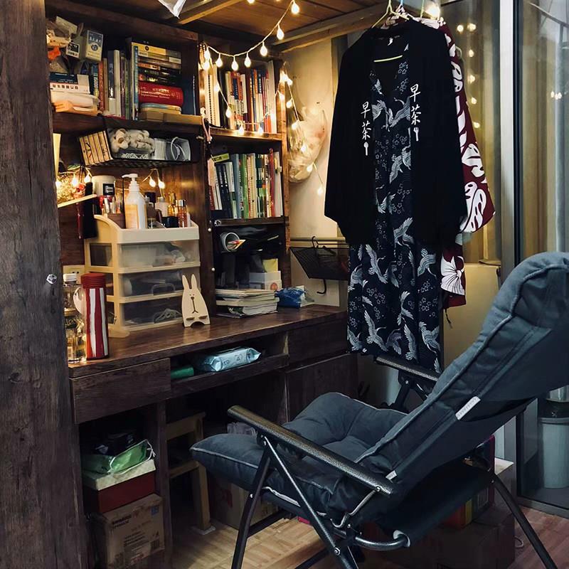 椅子家用办公电脑椅午休午睡折叠躺椅懒人学生宿舍书桌靠背沙发椅