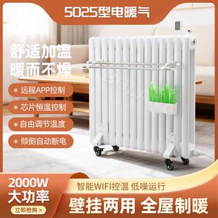 家用注水电暖气片5025型电暖气可移动式智能电加热水暖取暖器