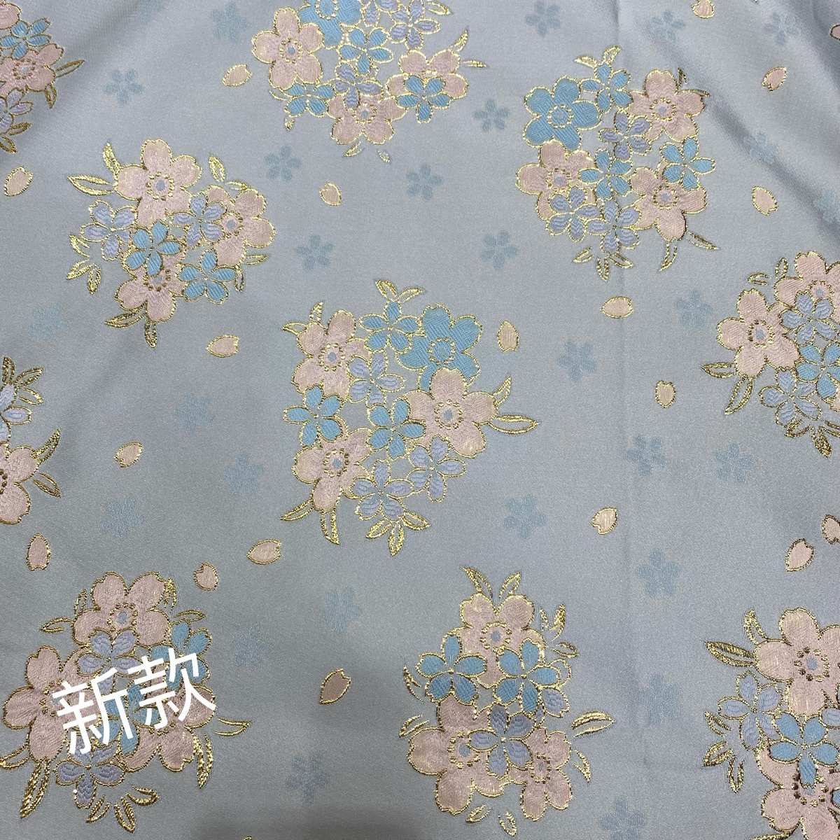 2023年厂家直销新款外贸韩版双色面料色织金丝浮雕小碎花提花面料