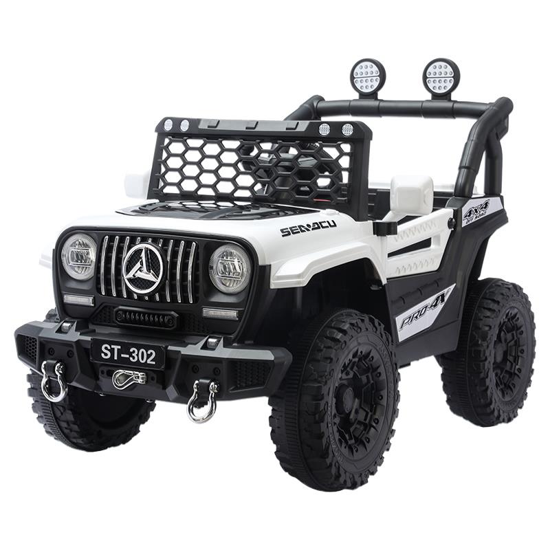 正品越儿童电动车四轮汽车宝宝玩具车男女小孩童车带野控遥充电可