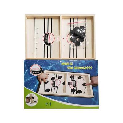 Foosball Super Winner Sling Puck Fun Board- table desktop