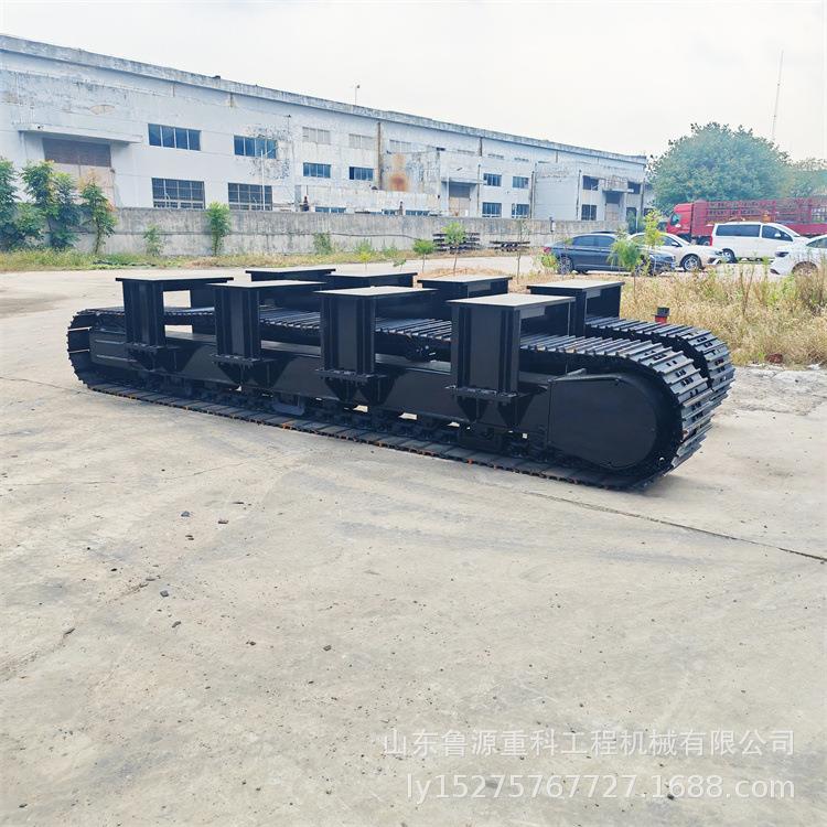 履带底盘生产厂家底大型钢履带盘UUB件水涝抽水泵行走底盘制总成