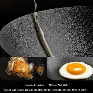 皇家之星钛铁锅家用锅不粘锅无涂层不粘锅电磁炉锅铸铁锅