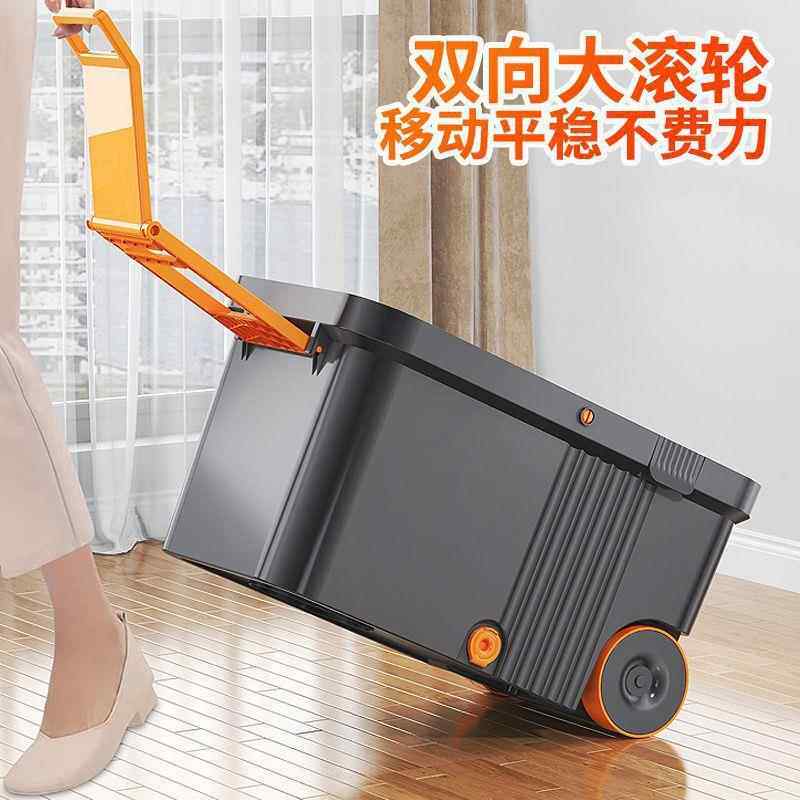 拖把免手洗全自动加大加厚款家用家用自动拖把桶懒人免手旋转拖把